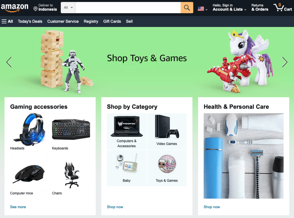 Amazon - Home Page