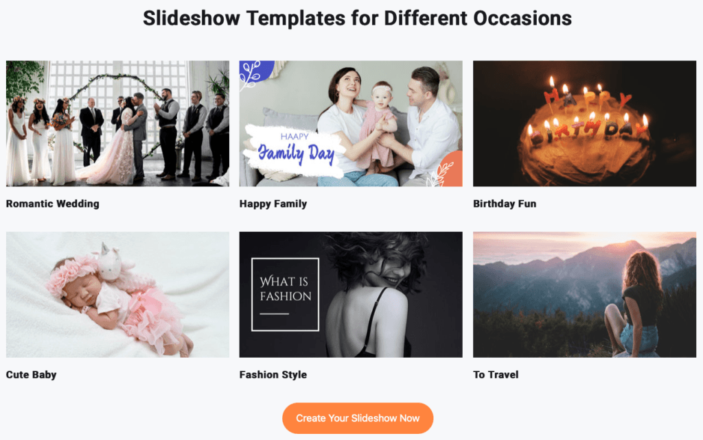 FlexClip Review - Slideshow Templates