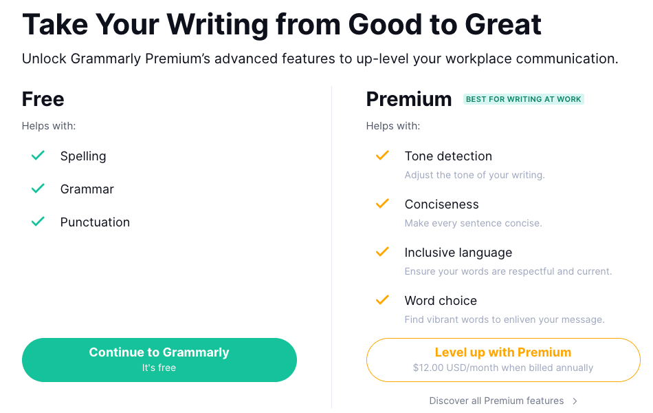 Grammarly Review - Creating Free Account