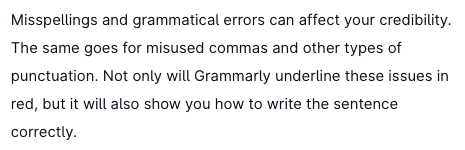 Grammarly Review - Write and Revise Example 2