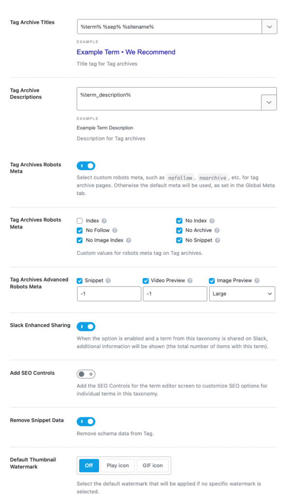 Titles and Meta - Tags