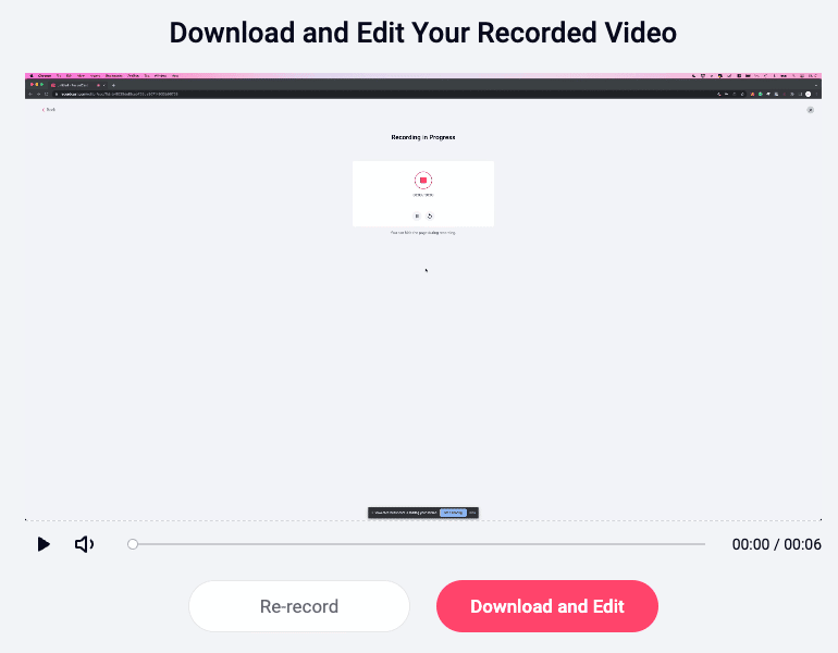RecordCast Review - Preview Page