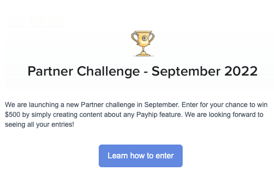 Payhip Partner Challenge September 2022