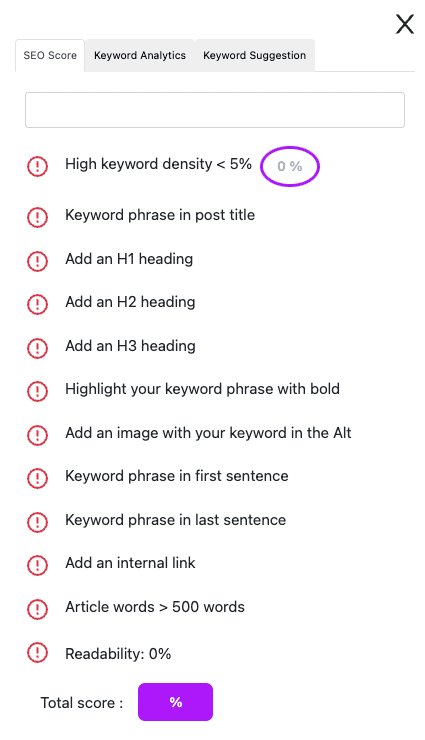 Typli AI SEO Score