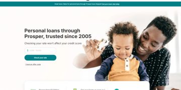 Prosper Personal Loans website.