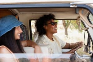 friends enjoying the Best Summer Road Trips