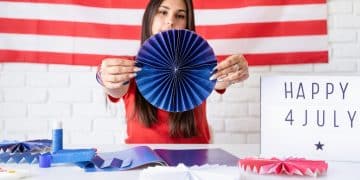 a girl finding out How to Celebrate Fourth of July.